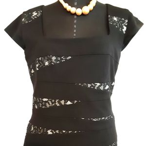 I.N.C. International Concepts Black Knit Body Con Style Dress